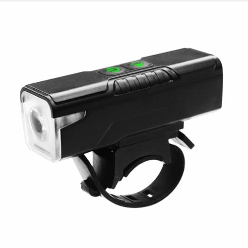 NHQZ 1 Pezzo Luci Bicicletta Led,Luce Bicicletta Anteriore,Due in Uno con Tromba, Con 3 Modalità Luce Bici,Luci Bicicletta LED Ricaricabili USB,Adatto per Ciclismo Notturno, Mountain Bike