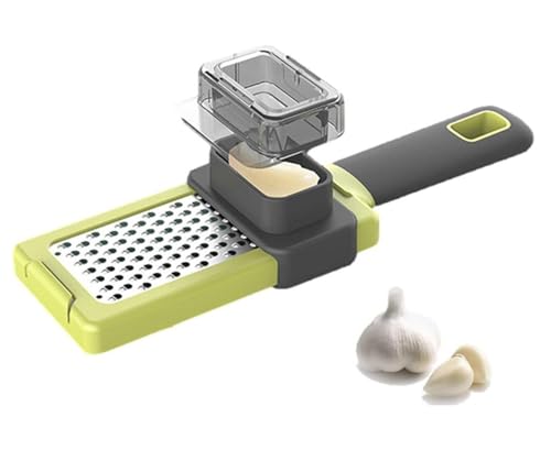 ニンニクすりおろし器 にんにくつぶし みじんきり器具 山芋 薬味 大根 生姜おろし器 多機能キッチンツール 滑り止め キッチン 調理器具 操作便利 携帯便利 安全ホルダー付き 家庭用