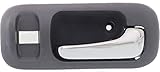 Garage-Pro Interior Door Handle Compatible with 1997-2001 Honda CR-V, Fits 1995-1998 Honda Odyssey Front, Passenger Side Gray Bezel with Chrome Lever