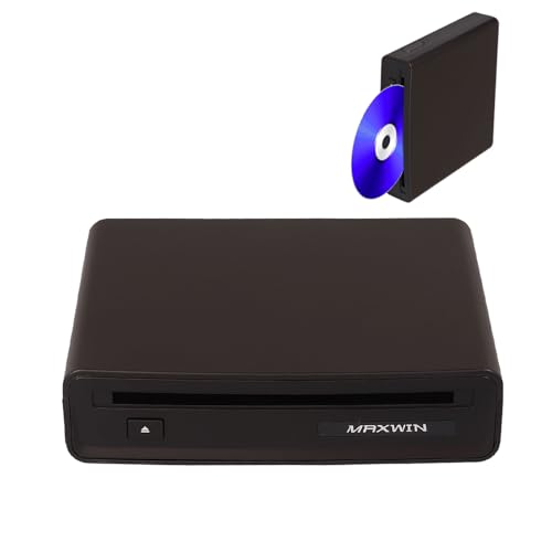 MAXWIN DVD�f�B�X�N�h���C�u DVD�v���[���[ �ԍڗp �f�B�X�v���C�I�[�f�B�IPlus�Ή� �g���^ ���N�T�X USB�ڑ� �c�u�� ���u�� �O�t�� �X���b�g�C�� �v���O�A���h�v���C �ȒP�ڑ� DA-DVD03