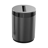 Ritany Smart Car Ashtray | Auto Accessories Intelligent Infrared Sensing Car Astray with Automatic Open and Close Lid, Windproof Car Smart Ashtray for Boyfriend Father Husband Grandpa (Black)