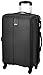 Safari Thorium Sharp Antiscratch 66 Cms Polycarbonate Black Check-In 4 wheels Hard Suitcase - 26 Inch