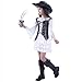 PGOND Cute Pirate Girls Halloween Dress up Costume (M-7-9Y)