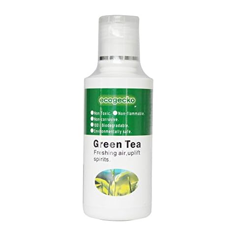 Ecogecko Fragrance Aroma Oil for use with EcoGecko Air Revitalizers/Cleaners, Water Based Air Purifiers and Oil Diffusers, 12 Scents to Choose from, 100ML, Green Tea Cover