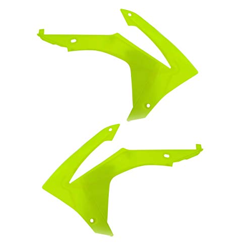 Spoiler de radiateur Honda CRF450R 2013 jaune de rechange pour moto cross