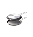 Produktbild ACCADEMIA MUGNANO Fuoco & Idee Wendepfanne, 24 cm, aus Aluminium, antihaftbeschichtet mit ergonomischen Griffen, FIGRF24