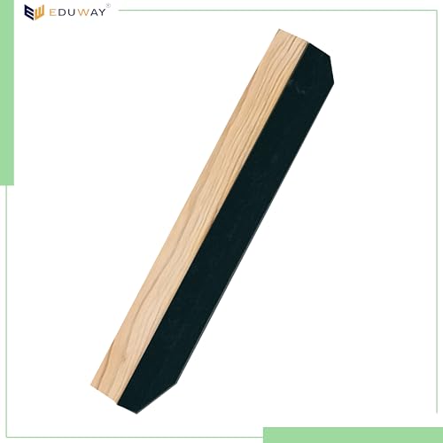 Image of Eduway Premium Non-Magnetic Whiteboard /Chalkboard Wooden Duster Eraser | Perfect Clean for Blackboard & Durable | Ideal for Teacher, Office, School, and Home | Pack of 1