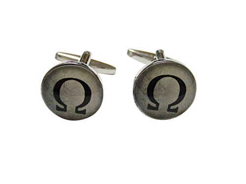 Kiola Designs Mancuernillas Símbolo Griego Omega miniatura 1