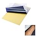 Couches Papier de Transfert Thermique,6 Feuilles Papier de Transfert pour Tatouage,Copieur Thermique de Papier,A4 Tatouage Temporaire Pochoir Thermique Papier,pour Tatouage Papier