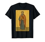 Ce motif d'icône chrétienne orthodoxe du prophète Noé tenant l'arche est parfait pour les chrétiens orthodoxes fidèles qui aiment le Seigneur Jésus-Christ, la Sainte Église orthodoxe et les saintes icônes orthodoxes.