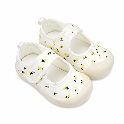 Baby Girl Canvas Sneakers Toddler Girl Mary Jane Flats Non-Slip Casual School Uniform Loafers Dress Shoe3