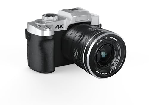 LEQTRONIQ 10X Optical Zoom Camera with Modes, 4K & 75MP Digital Cameras for Vlogging & Photography with WiFi, USB Port & 32GB SD Card view 1