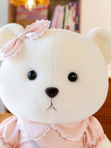 Image of Storescent Soft Toys for Kids - Stuffed Animal Plush Soft Toy for Boys & Girls | Plushie Toy Floral Dress Bear 35cm