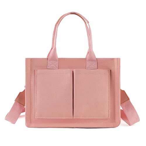 Sac à bandoulière en toile léger et spacieux idéal pour les cours et les sorties
