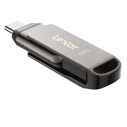Image of Lexar 64GB JumpDrive Dual Drive D400 USB 3.1 Type-C and Type-A Flash Drive, Up to 130MB /s Read (LJDD400064G-BNQNU)