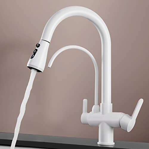 Robinet de cuisine à 3 voies éliminant le second robinet filtrant