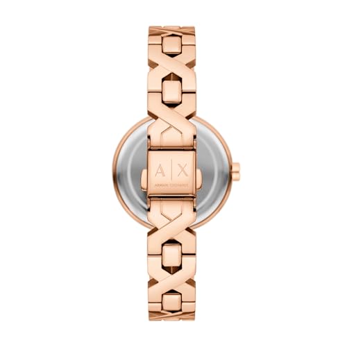 Image of Armani Exchange A|X Two-Hand Stainless Steel Watch for Women