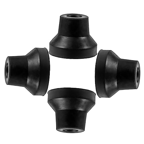 Beavorty Replacement Crutch Tips 4 Pack Heavy Duty Cane Rubber Tips Anti-Slip Crutch Pads for Walking Sticks