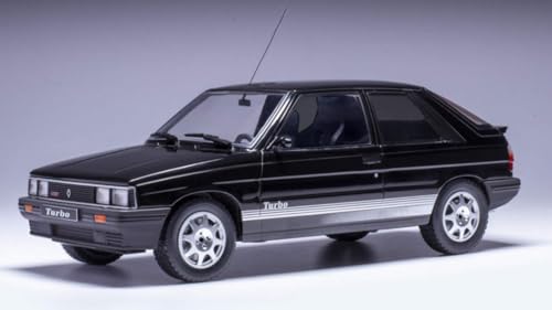  MODELLINO Scala COMPATIBILE CON Renault 11 Turbo 1987 Nero Custom Tuning 1:18 IXO MODELLO 18CMC179