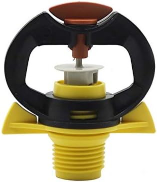 Botanical Garden Lawn Nozzle 1/2" Rotary Hanging Mist Nozzle Agriculture Greenhouse Sprinkler Irrigation 360 Degree Garden Sprinkler Watering 40 Pcs (Color : Yellow)