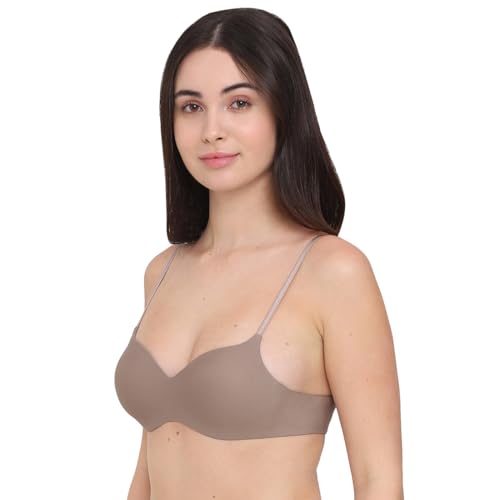 Image of WACOAL Women's Basic Mold |Padded|Non-Wired |3 /4th Cup|Everyday Wear|Seamless|T-Shirt Bra