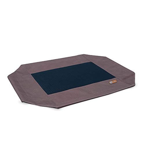 K&H Pet Products Dog Cot Replacement Cover, Designed to fit K&H Large Pet Cots (Sold Separately), Indoor Outdoor, Breathable Cooling Mesh Center, Machine Washable - Large 42 X 30in Chocolate by K&H Pet Products - Used condition - US$18.91