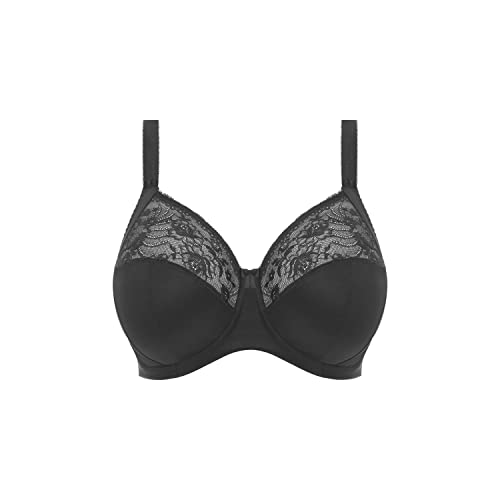 Elomi Women's Morgan Banded Comfort & Support. Three-Section Cup, Side Frame, Stretch Lace. Solid Color Dd+ Bras3