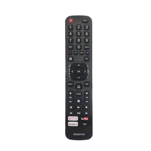 Reemplazo Mando hisense Smart TV EN2X27HS para Mando hisense HE32M2161HWTS HE40M2161FWTS HE40K3300UWTS HE43K300UWTS0100 HE43K300UWTS0001 H65N5300 H65M7000 H75M7900