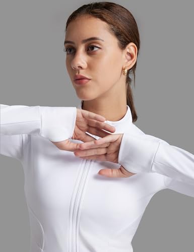 Image of FitsT4 Sports Womens Equestrian Riding Shirts Long Sleeve Fleece Lined Horse Full-Zip Winter Thermal Jackets
