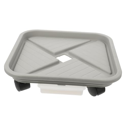 OFFSCH Carrello Portafiori Con Ruote Supporto Per Piante Plastica Resistente Vassoio Per Vasi Fiori Base Mobile Per Giardino Interni Ed Esterni Capacità Facile Da Spostare e Pulire