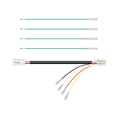 Rear Fog Light Wiring Harness for Subaru Impreza F1 Hyper Light 4th Brake/Fog Reverse Lights Plug and Play Wire Harness Pigtail Connector Socket Adapters