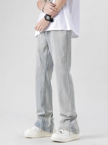 Men's Spring Autumn Jeans American Straight Casual Long Pants2