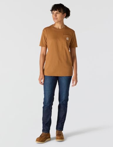 Image of Carhartt Women's Iconic WK87 Pocket T-Shirt Closeout