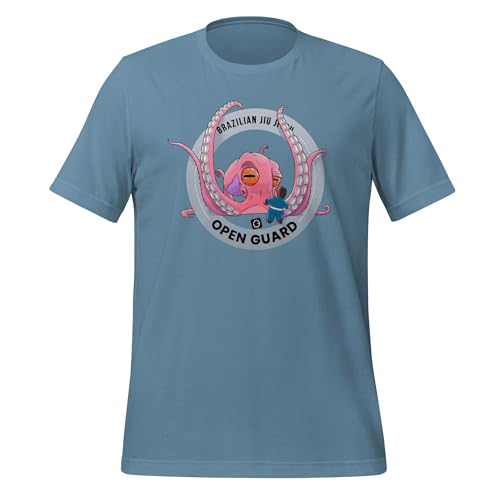 Jiu Jitsu Open Guard t-shirt coton mixte pour passionné de grappling