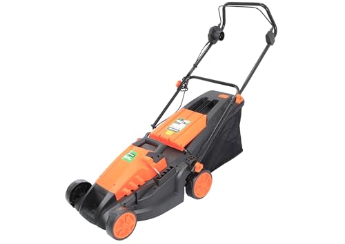 Cortacésped - 1600W, 380mm, Motor Potente, Cortado eficiente, ergonómico, Ideal para Jardines pequeños y medianos*.*