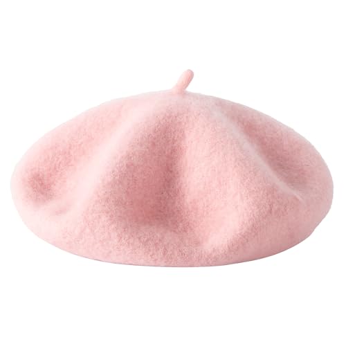 Jastore Kids Beret Hats for Girls French Wool Berets Hat Classic Fashion Warm Beanie Cap for Toddler Little Girl3