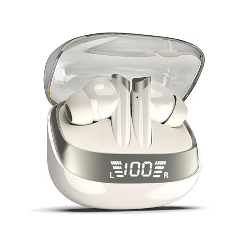 大値下げMITE15 ワイヤレスイヤホン ホワイト Amazon.co.jp: イヤホン bluetooth ワイヤレスイヤホン【2025新型