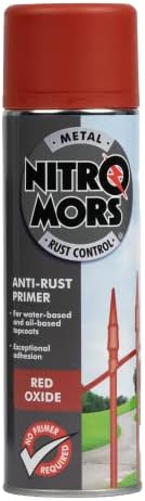 Nitromors Anti-Rust Primer Fast Drying Rust Resistant Metal Spray Paint ...