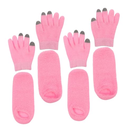Calcetines hidratantes con gel spa para aliviar talones agrietados y manos secas