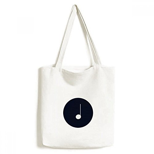 Sac en toile de coton Blanc Musique DIYthinker sac shopping lavable multicolore