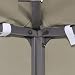 vidaXL Toldo de Cenador de Repuesto Tela Impermeable Beige 3x3 m Techo...