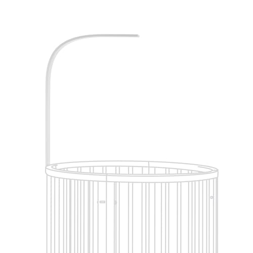 Stokke Sleepi Drape Rod, White - Compatible with Sleepi Bed V2 & Mini V2 - Made from Solid Beech Wood - Easy to Install & Clean