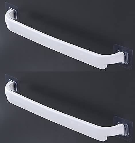JIGVA Plastic Self Adhesive Napkin Towel Bar Holder | Towel Rack Stand Hanger Shoes Rack for Bathroom Wash Basin Bathroom Accessories -Multicolor (2PC) (B099ZXRKXD) Amazon Price History, Amazon Price Tracker
