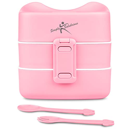 Cute Bento Box Sandwich Container for Kids | Portion Control Bento Lunch Box