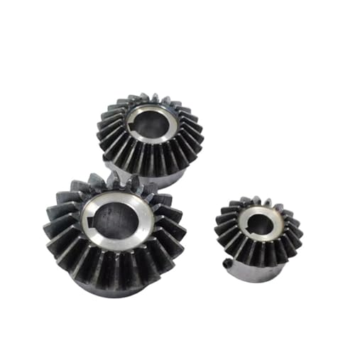 Engrenage conique 2M 15 dents en acier pour transmission à 90 degrés alésage 19mm