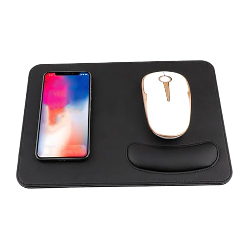 Tapis de souris sans fil en polyuréthane confortable au fini premium pour ordinateur