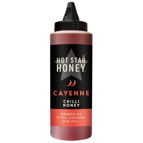 Hot Star Honey Chilli Sauce | Hand Crafted Sweet Chilli Sauce | Hot Honey Perfect for Chicken, Pizza, Pasta, Steak and Noodle - 340g bottle Cover