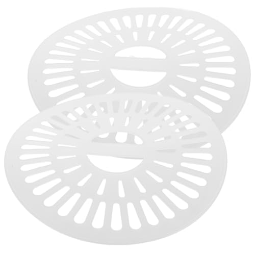 Luxshiny 2個洗濯機用スピナーキャップ 交換部品 乾燥機対応 ワンタッチ装着 平面プレスカバー 衣類の絡み防止 脱水時のはね防止