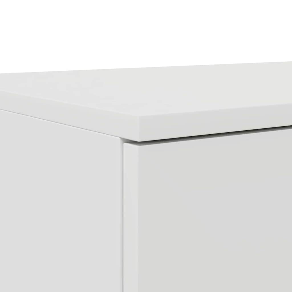 vidaXL Cassetti per Letto con cassetto Bianco 140 x 36,5 x 16,5 cm, Spazio in abbondanza, Arredamento Minimalista, Mobile Elegante per Camera, cassetto Moderno con Funzione Push-to-Open