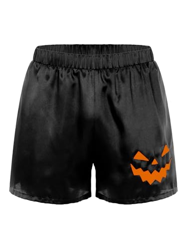 Men's Boxers Shorts Satin Pajamas Bottoms Sleep Shorts with Pockets Sleepwear Nightwear3